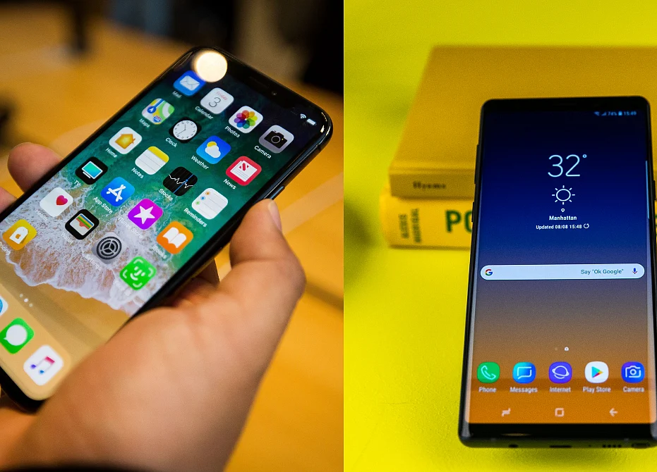 iPhone X Versus Samsung's Note 9: Battle of the $1,000 Phones