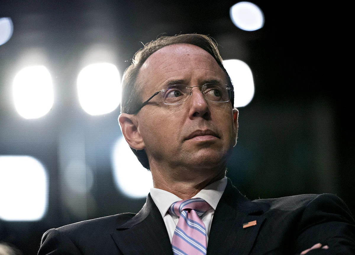 Rod Rosenstein Attacks Comey, Defends Mueller Probe in Speech