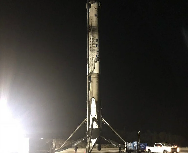 Musk's SpaceX Successfully Lands Rocket Back at California Base