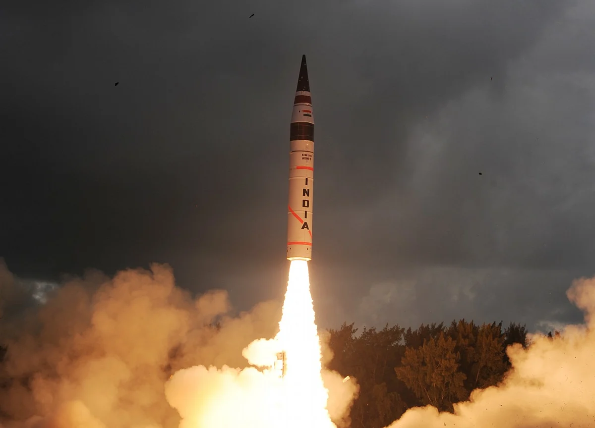 India Successfully Test-Fires Nuclear-Capable Agni-5 Missile