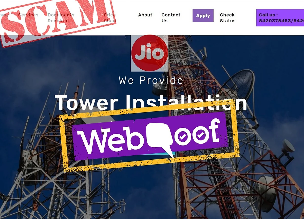 Jio Tower Scam: Fake Reliance Websites Are Taking People’s Money
