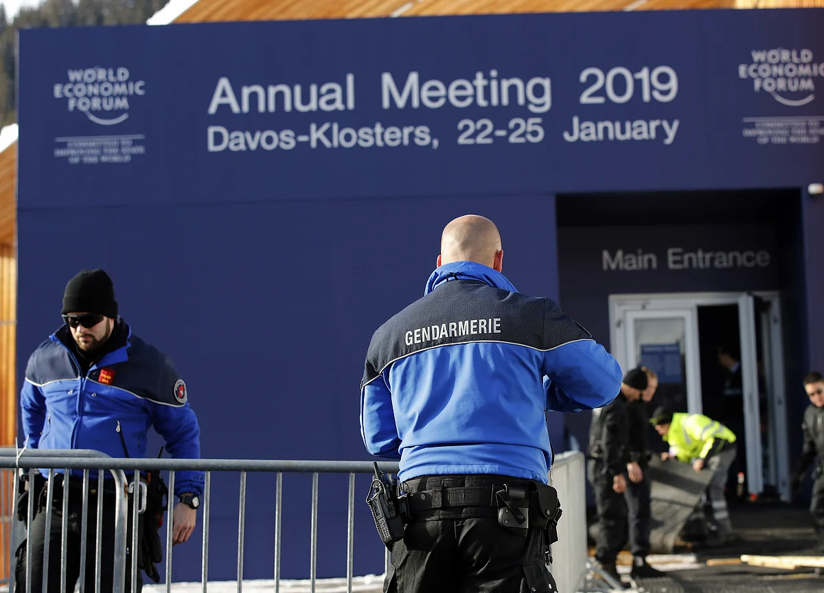 Reckoning Follows Men (and One Certain Woman) to Davos Forum