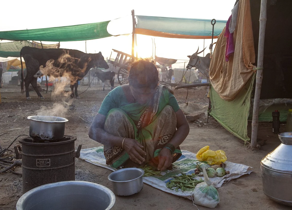 Families Separated By The Search For Fodder