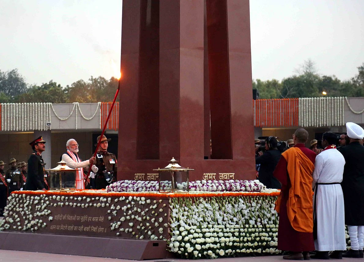 PM Inaugurates National War Memorial, Says Cong ‘Blocking’ Rafale