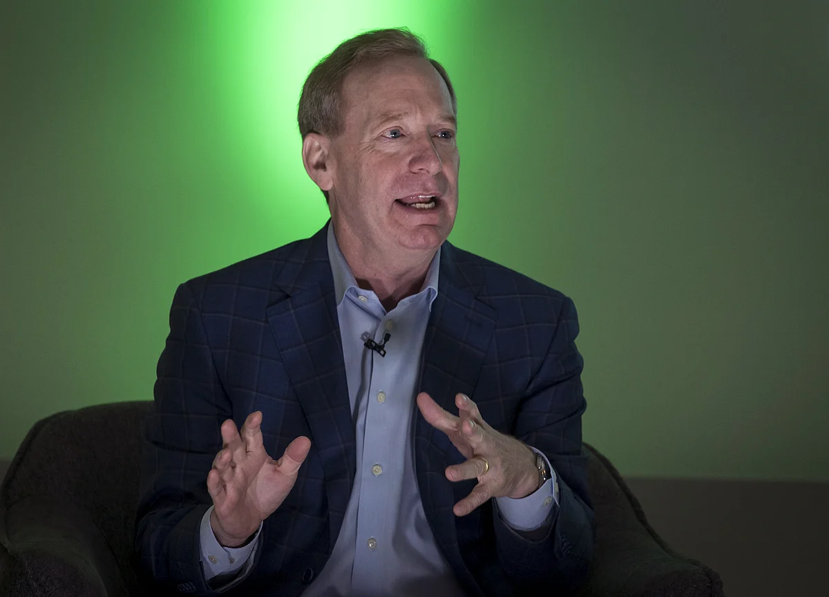 Microsoft's Smith Urges Talk of Tech's 'Legal Responsibilities'