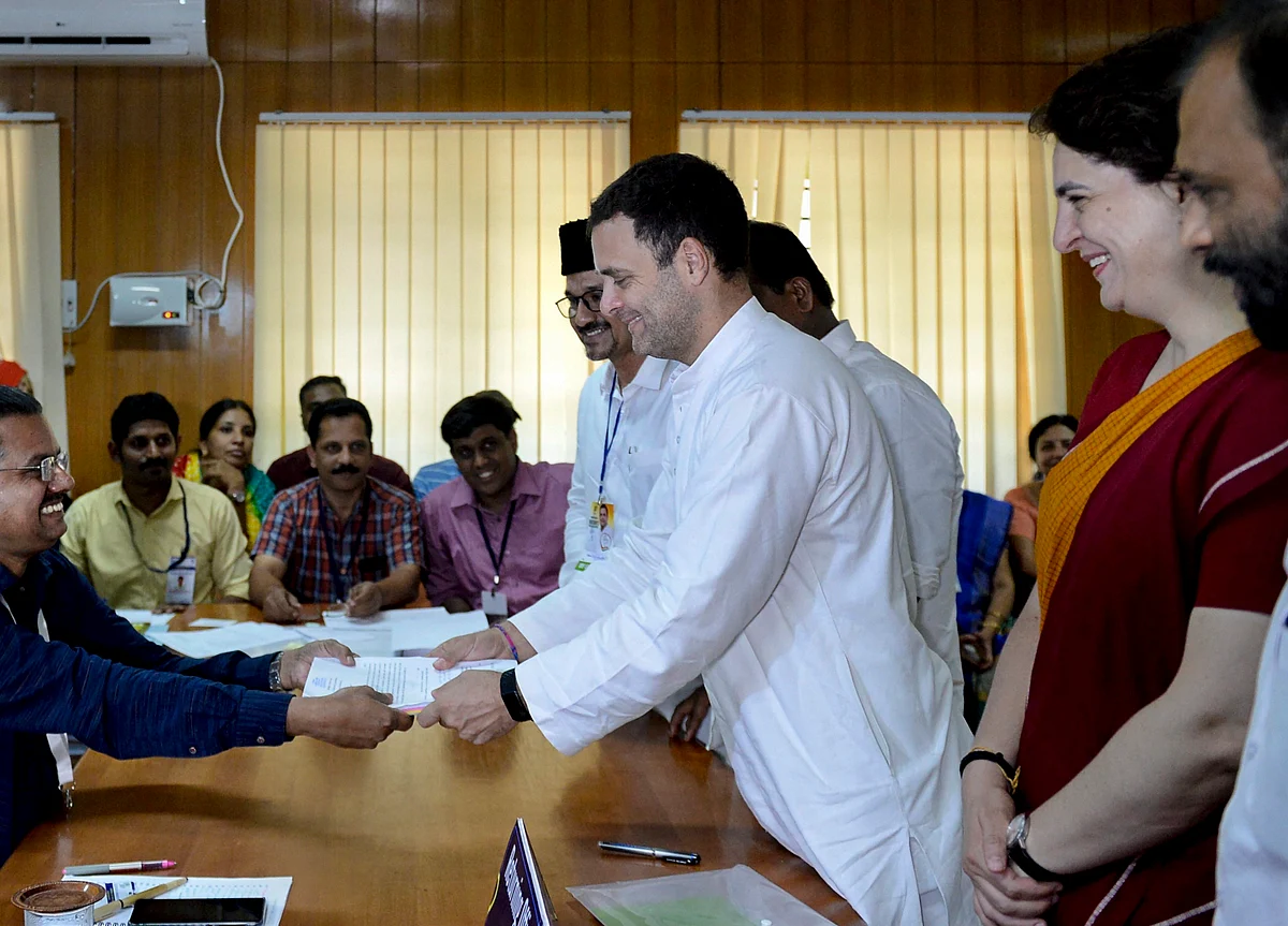 Rahul Gandhi Files Nomination From Wayanad