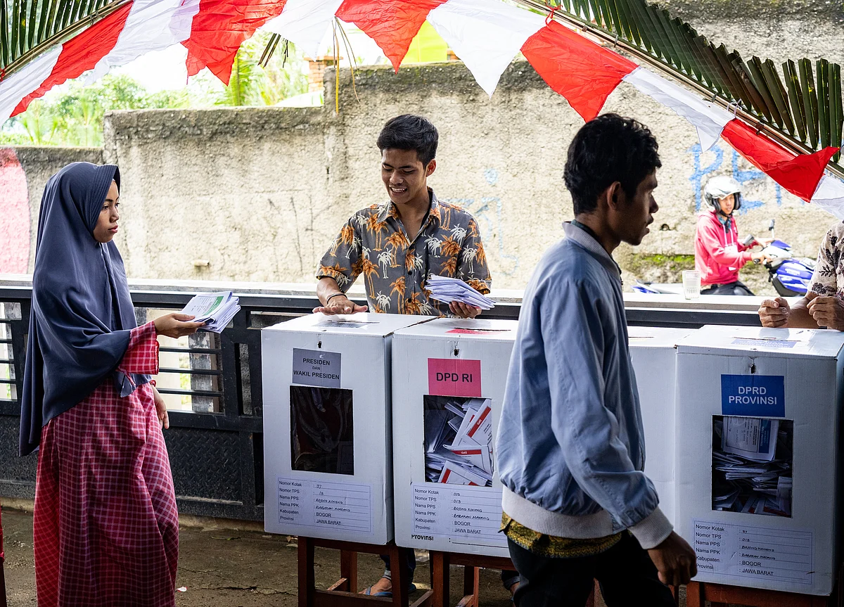 After Record One-Day Indonesia Election, Result Still Weeks Away