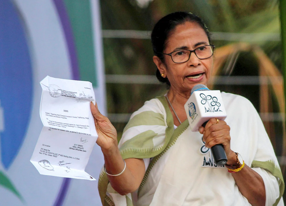 Mamata Banerjee Writes To Election Commission Against Transfer Of Senior Police Officers