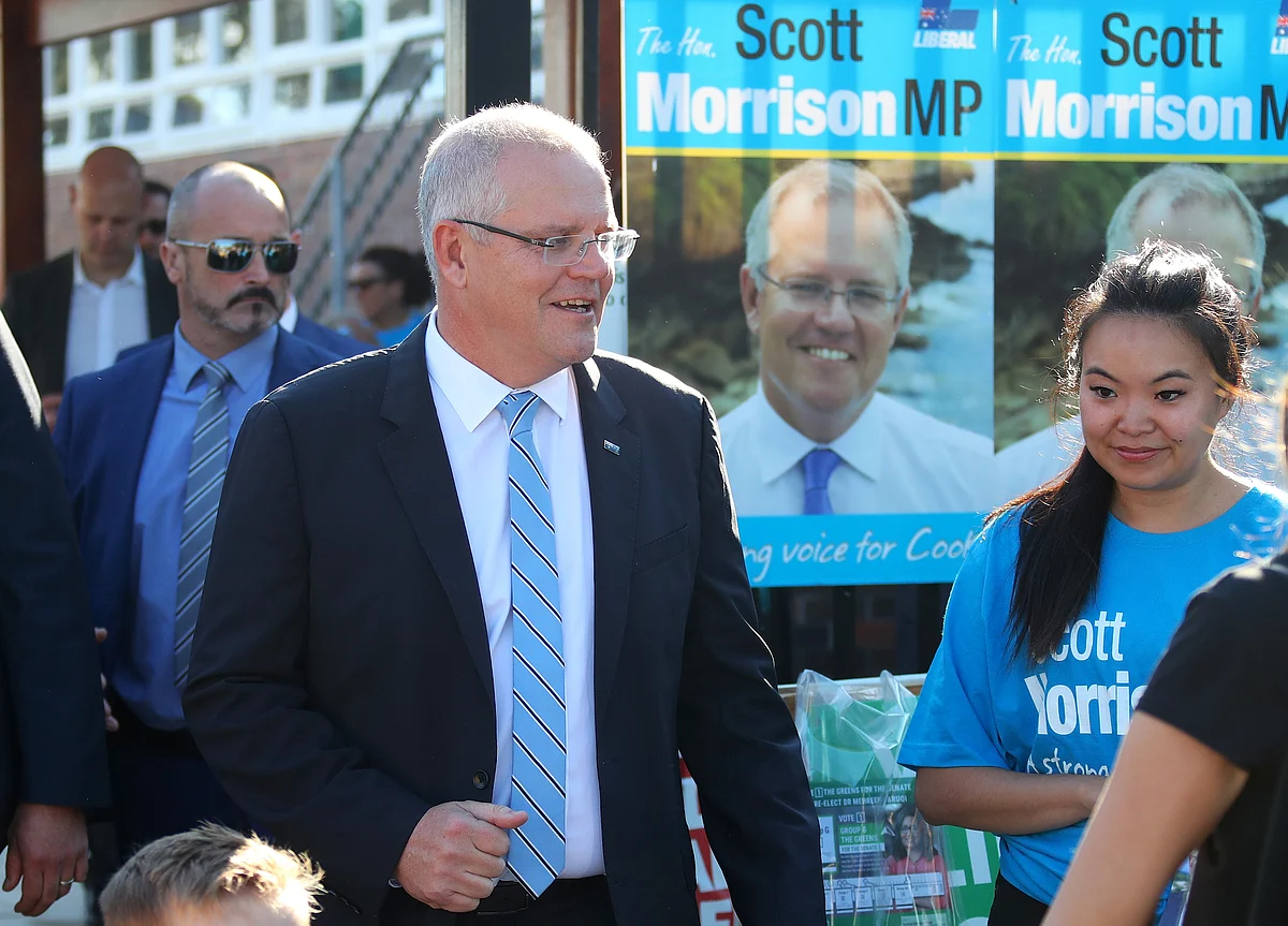 Australia's Morrison Leads Conservatives to Shock Election Win