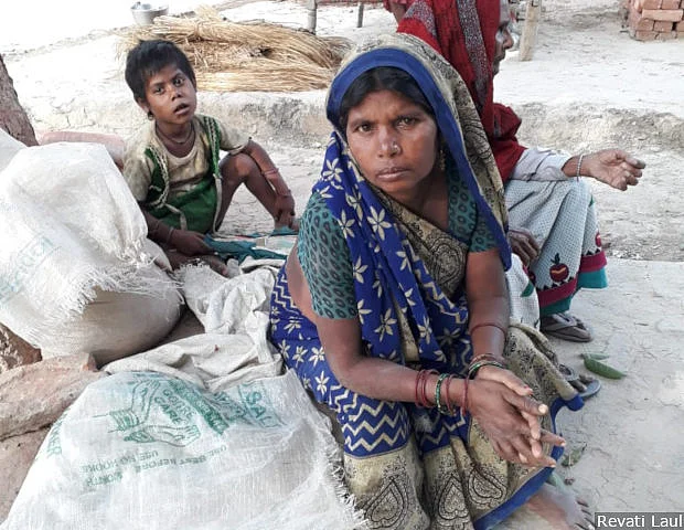 “There is a huge stray-cattle population in the village which has become a menace,” says Suneeta in Uttar Pradesh’s Jaraha village. Farmer suffer losses as the stray cattle destroy farms in the region.