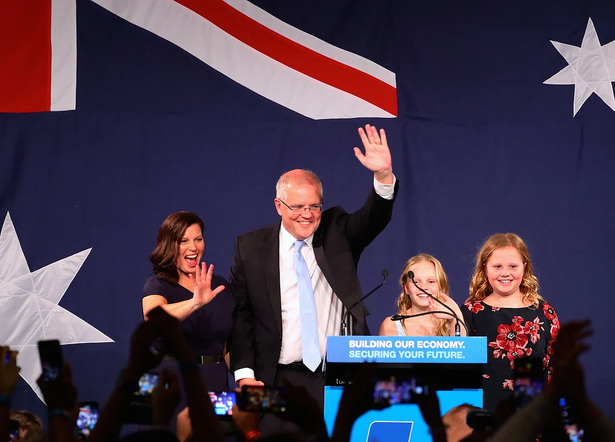 Australia's Morrison to Secure Majority as Shares Rally on Win