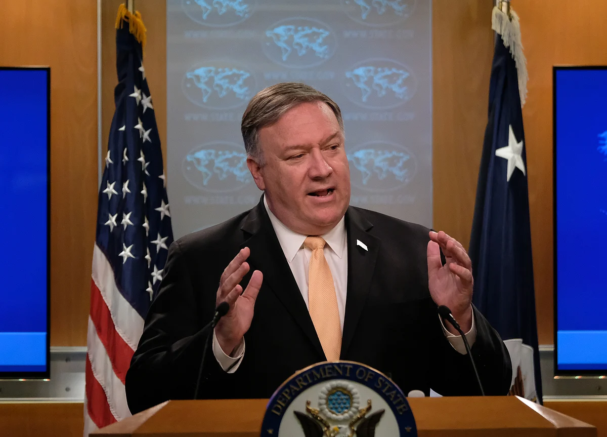 Pompeo Arrives in Baghdad After Canceling Trip to Meet Merkel