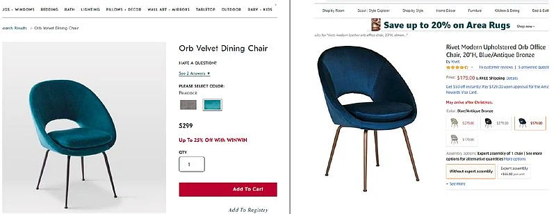 Amazon Can't Duck Williams-Sonoma Suit Over Furniture Sales