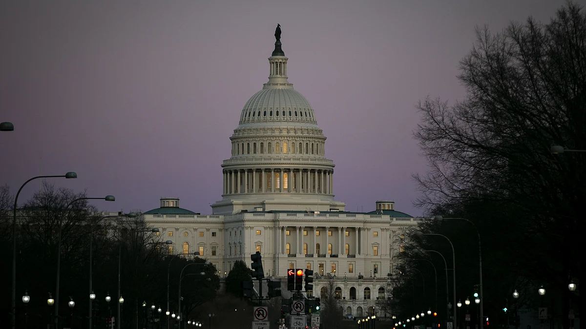 The U.S. Capitol Building stands in Washington, D.C., U.S. (Photographer: Al Drago/Bloomberg)