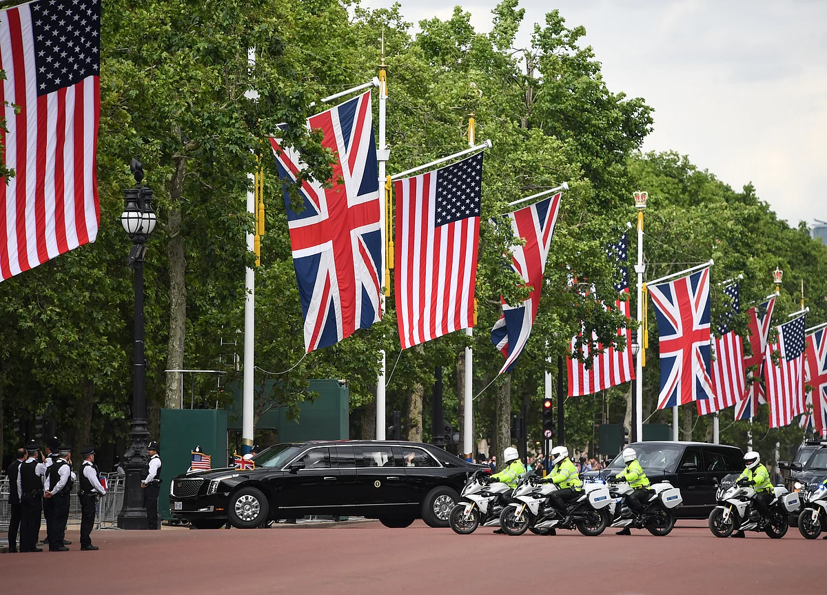 Trump Spurs On Brexit in London Visit, Diving Into U.K. Politics