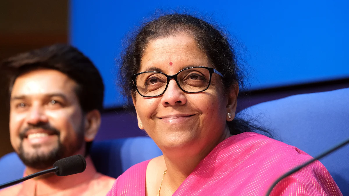 Finance Minister Nirmala Sitharaman. (Photographer: T. Narayan/Bloomberg)