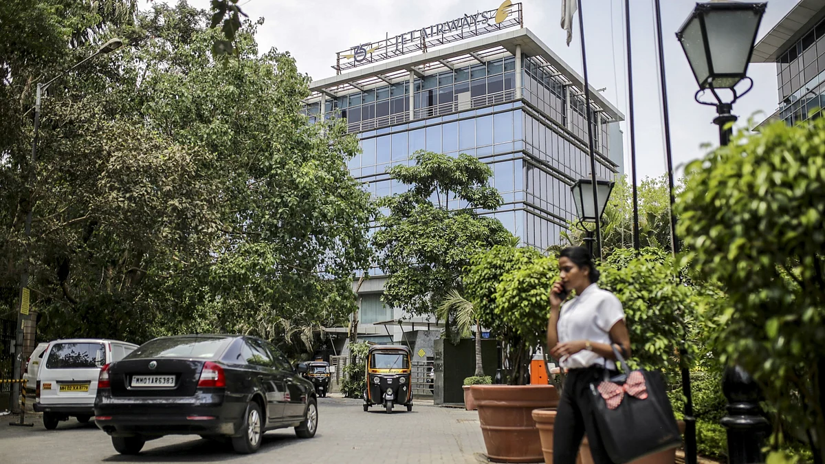 The Jet Airways India Ltd. headquarters stand in Mumbai, India. (Photographer: Dhiraj Singh/Bloomberg)
