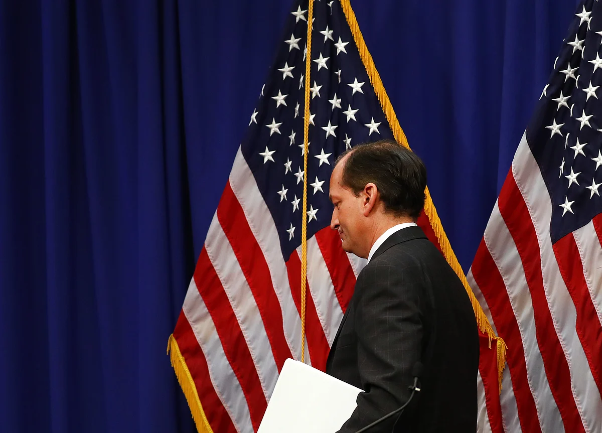 Labor Chief Acosta Quits After Furor Over Epstein Sex Inquiry