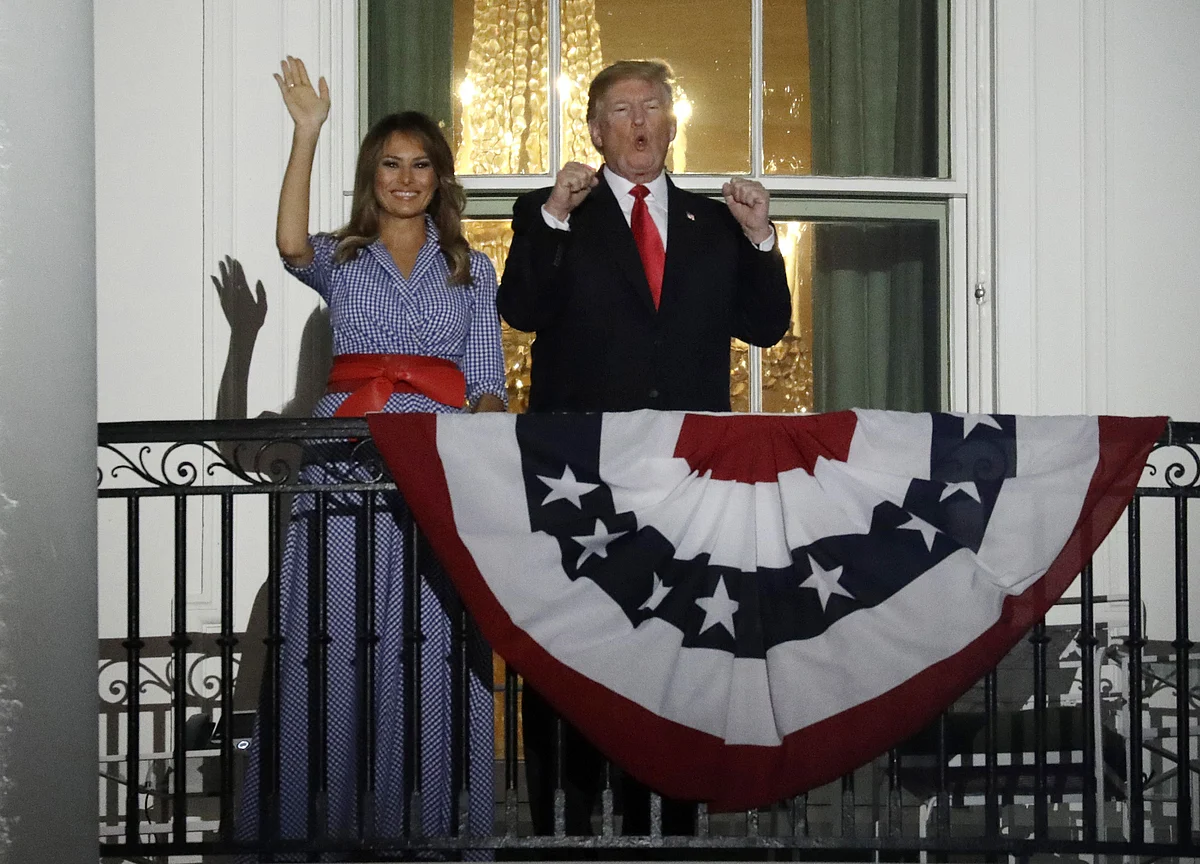 Trump Remakes July 4th With Speech, Fireworks, Military Display