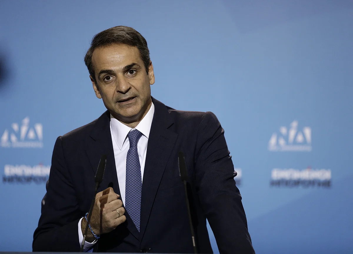 Greek Opposition Leader Mitsotakis Seals Sweeping Victory