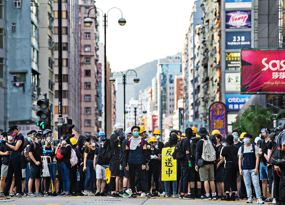 Hong Kong Protesters Clash With Police, Occupy Airport