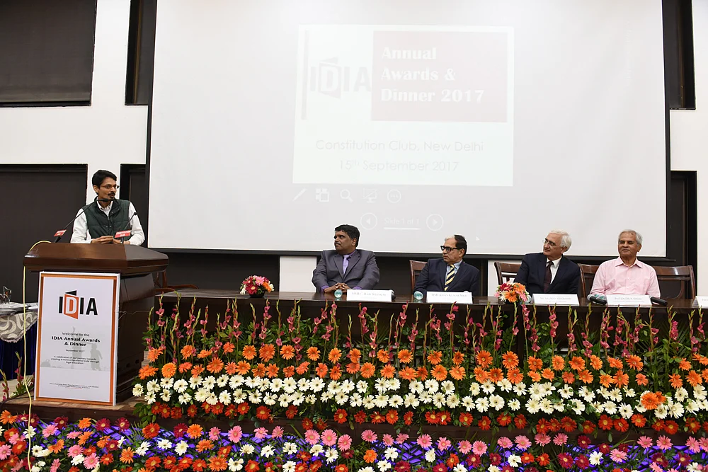 Prof. Shamnad Basheer at the IDIA Annual Conference 2017. (Photograph: IDIA) 