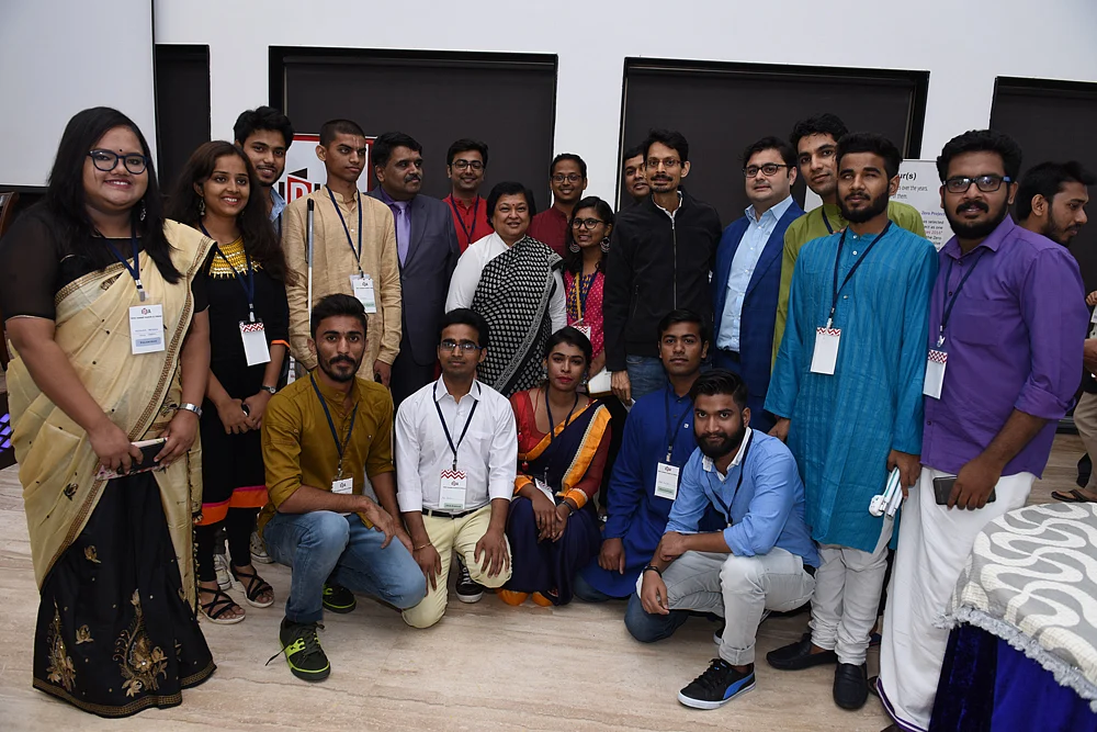 Prof. Shamnad Basheer (centre, standing), at the IDIA Annual Conference 2017. (Photograph: IDIA)