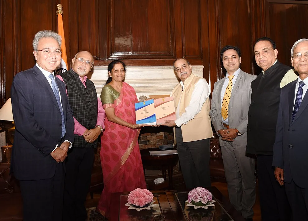 Task Force On Direct Tax Code Submits Report To Finance Minister Nirmala Sitharaman