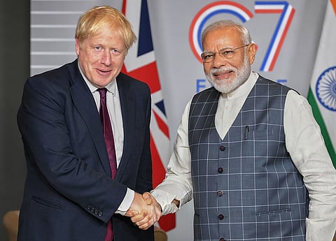 Big India U K Free Trade Agreement Being Discussed With Modi Says U K Pm Boris Johnson