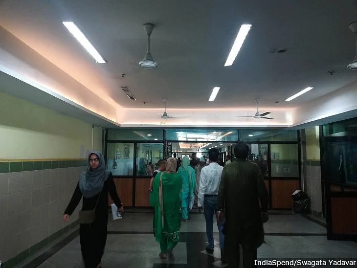 Shri Maharaja Hari Singh Hospital in Srinagar. Outpatient numbers at one of the city’s leading government hospitals have fallen by about half since August 5, 2019.