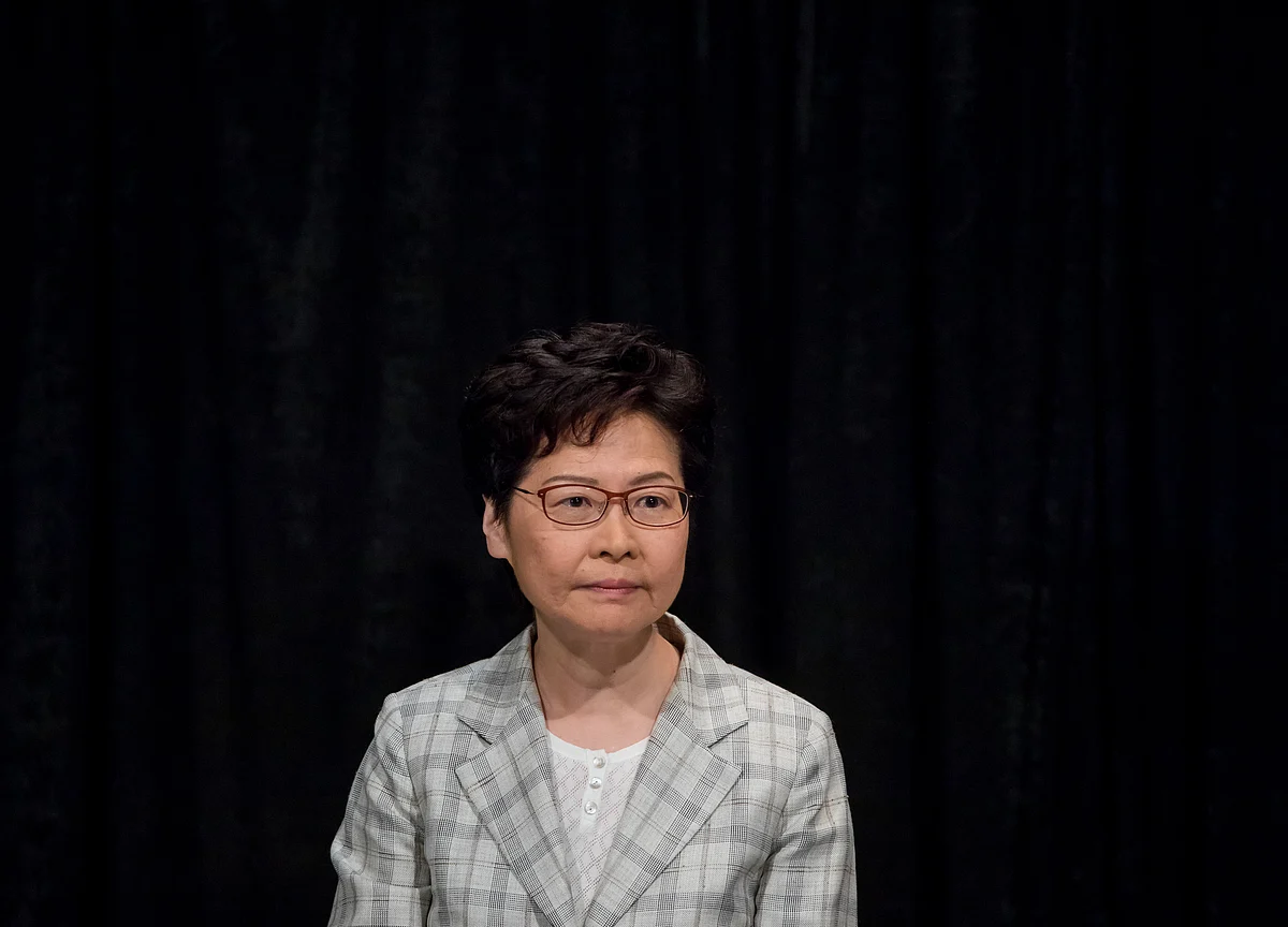 Hong Kong’s Lam Takes Blame for ‘Entire Unrest’ Rocking City
