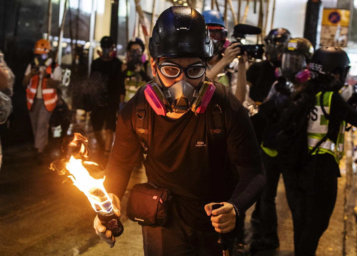 Police Fire Tear Gas, Protesters Start Blazes: Hong Kong Update