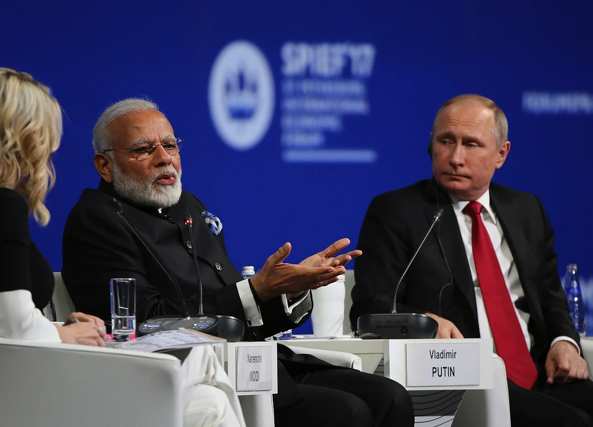 PM Modi Leaves For Russia, To Hold Annual Summit with Vladimir Putin
