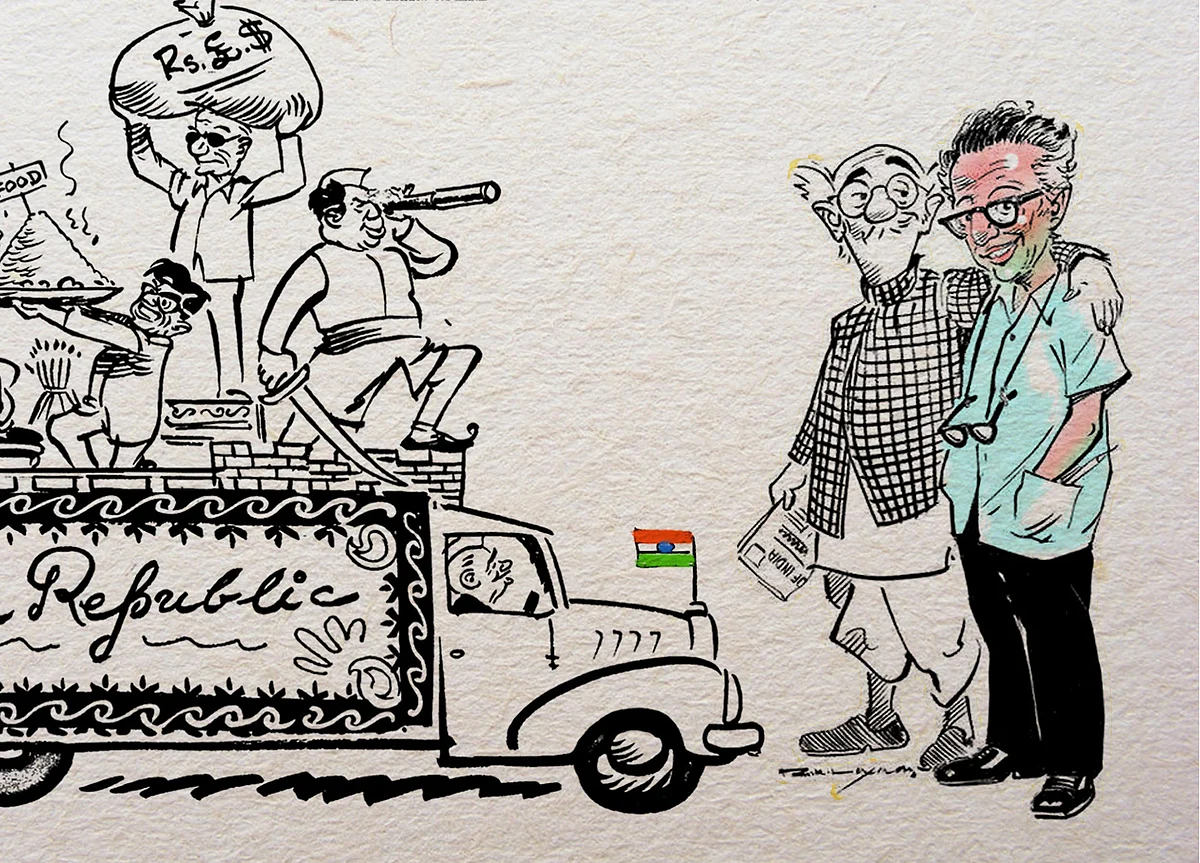 An Animated History of India Through RK Laxman’s Common Man