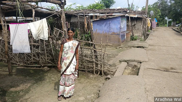 Shobha Kinake, a volunteer mental health activist, meets and counsels people in her village of Mangurda, Yavatmal, everyday.