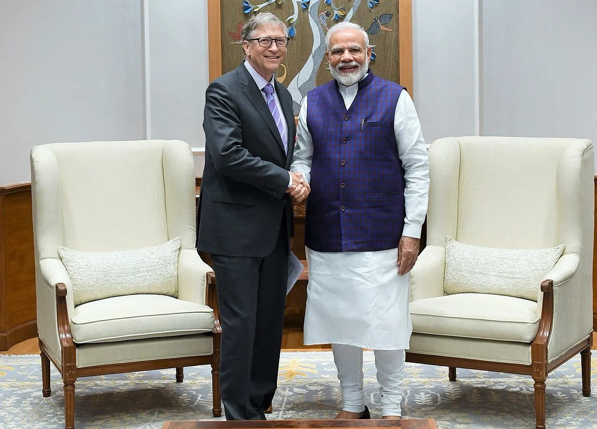 Bill Gates Meets Prime Minister Modi