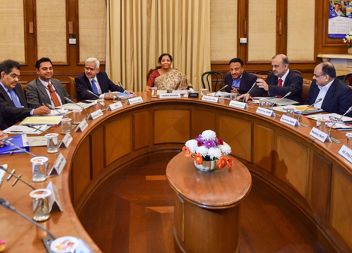 Finance Minister Nirmala Sitharaman Reviews State Of Economy With RBI, Other Regulators