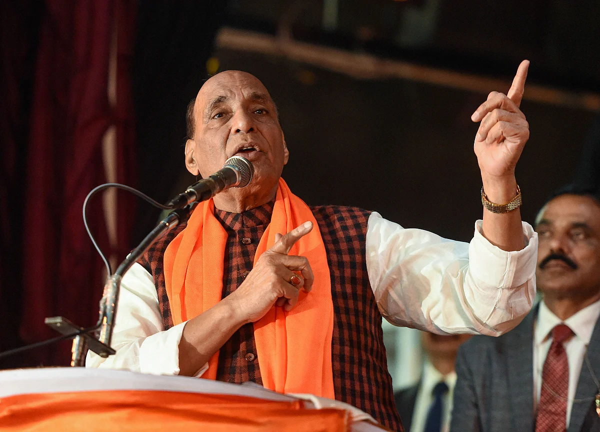 Many Forces Trying To Defame Centre On Economic Issues: Rajnath Singh