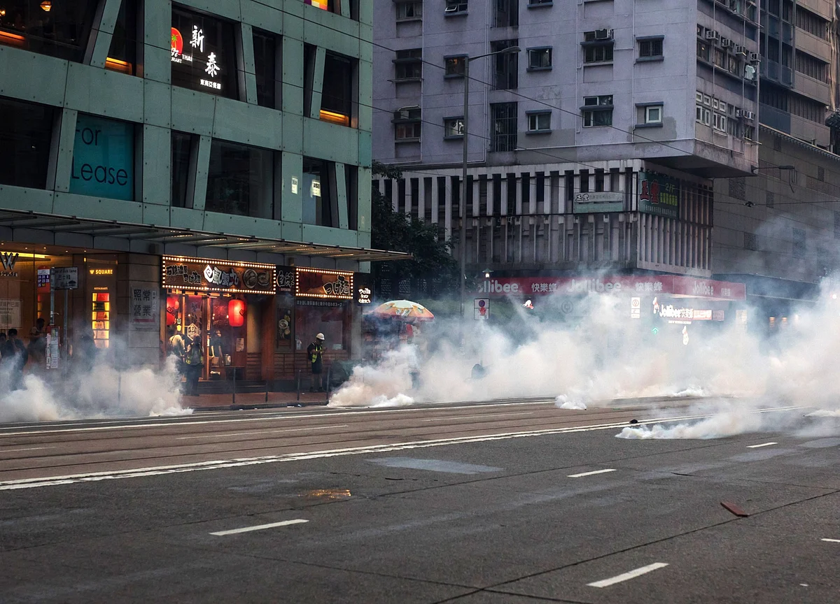 Millions in Hong Kong Have Been Exposed to Tear Gas Since June