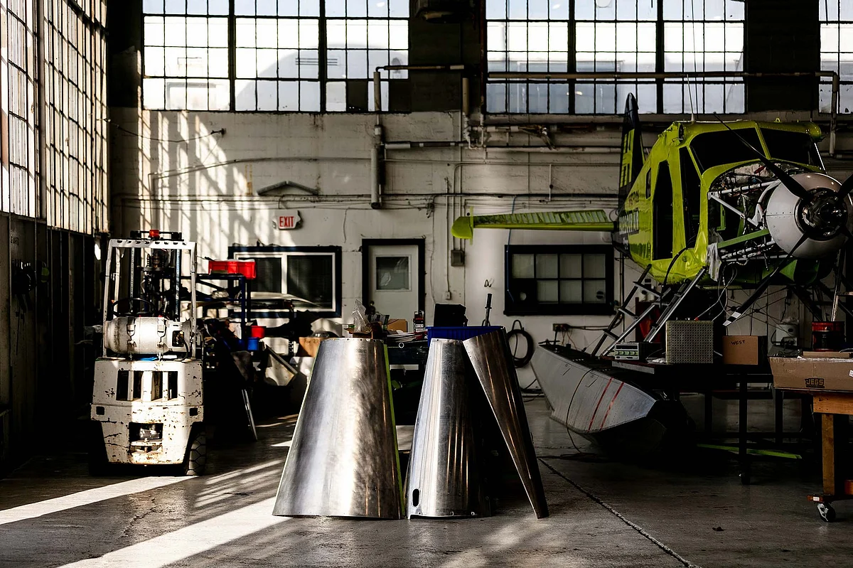 A Zero-Emission Seaplane Prepares for Takeoff