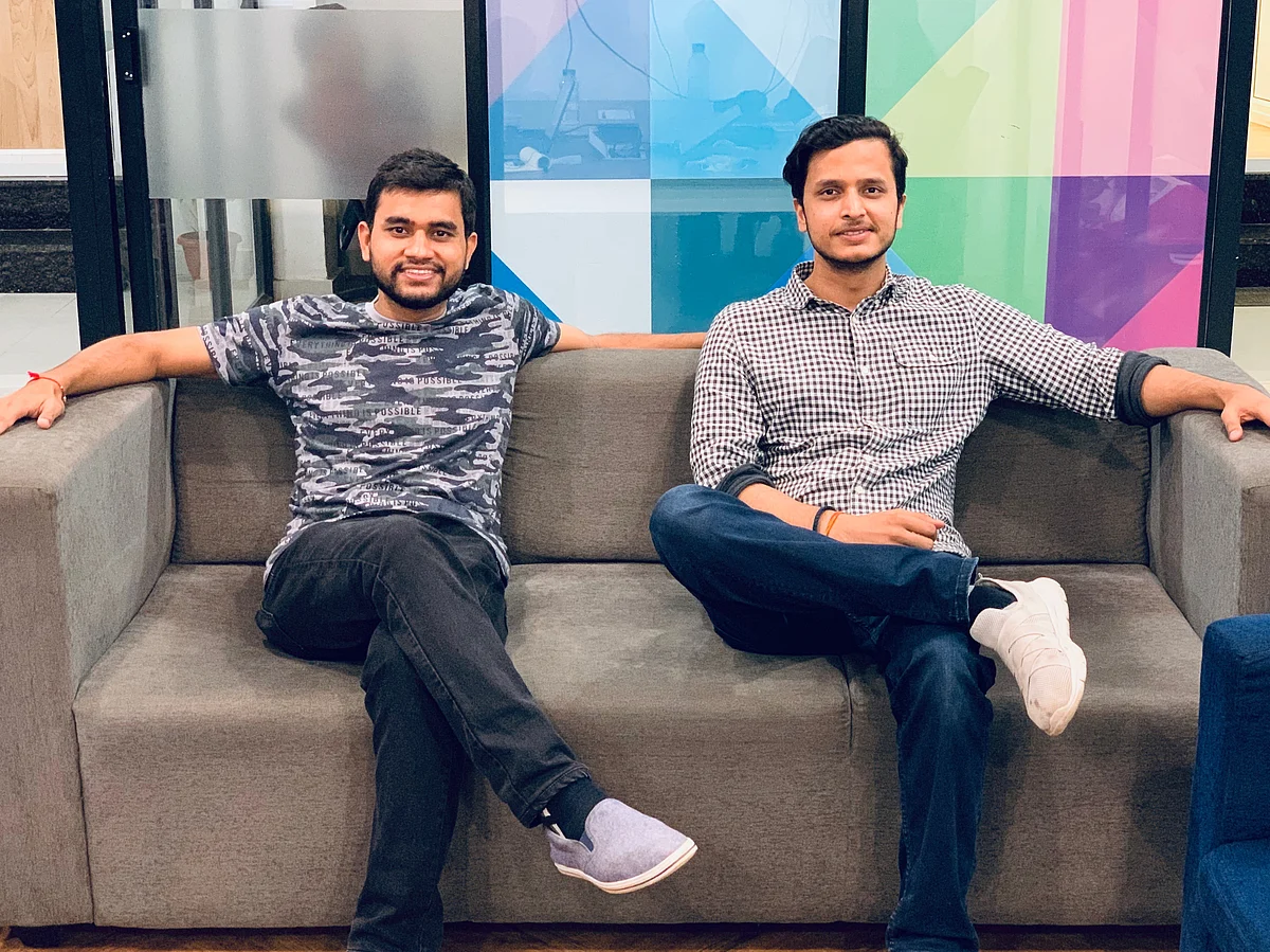 AttainU Founders Divyam Goel (R) and Vaibha Bajpai (L). (Source: AttainU)