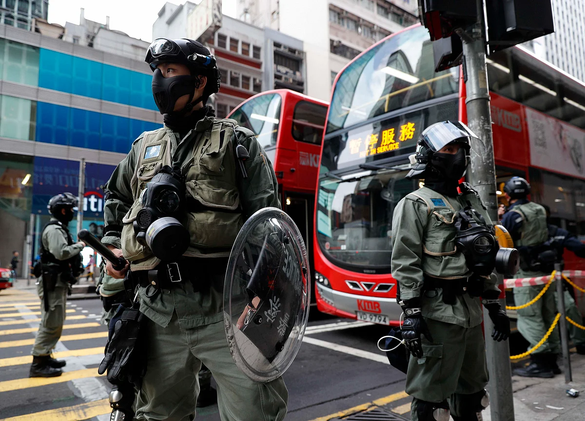 Hong Kong Police Defuse Homemade Bombs at Catholic School