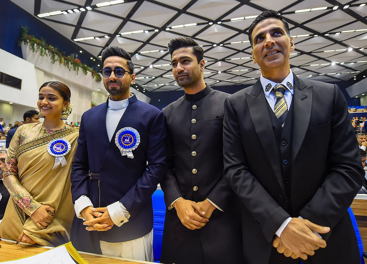 66th National Film Awards: Vicky Kaushal, Ayushmann Khurrana, Keerthy Suresh Receive Top Honours