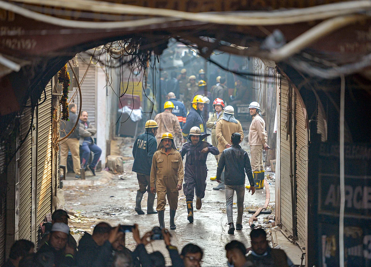 At Least 43 People Die in New Delhi Factory Fire