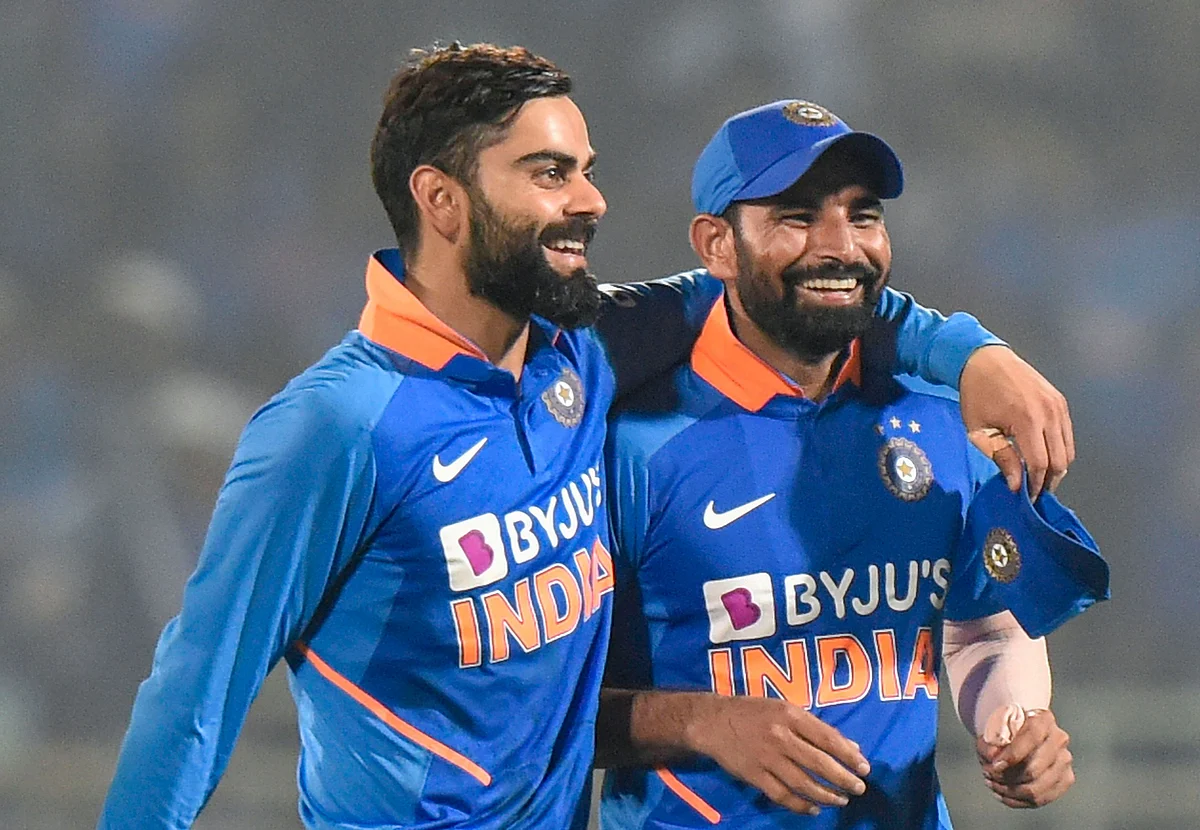 BYJU’s on Indian cricket team’s jersey. (Source: PTI)