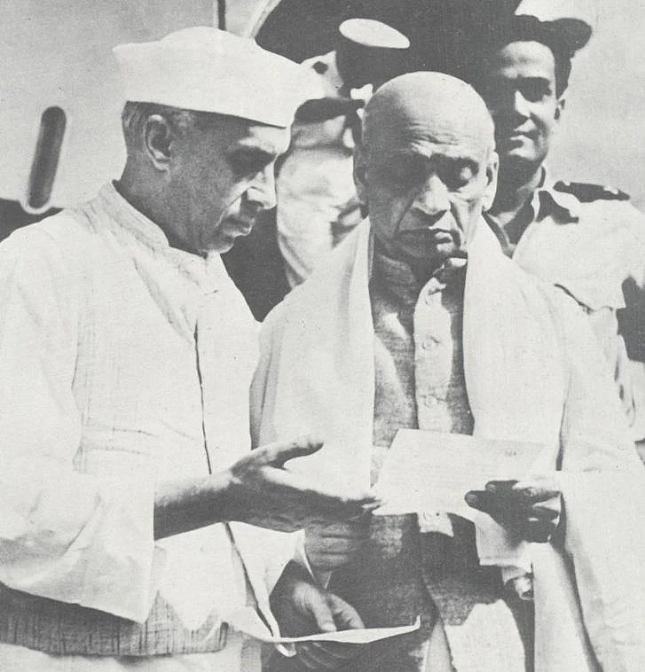 Jawaharlal Nehru and Vallabhbhai Patel. (Photograph: NMML/Government of India)