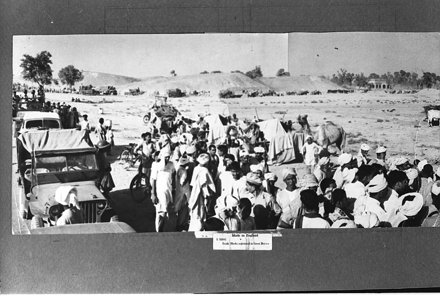 A convoy of evacuees in India from West Pakistan in 1947. (Photograph: Photo Division/Government of India)