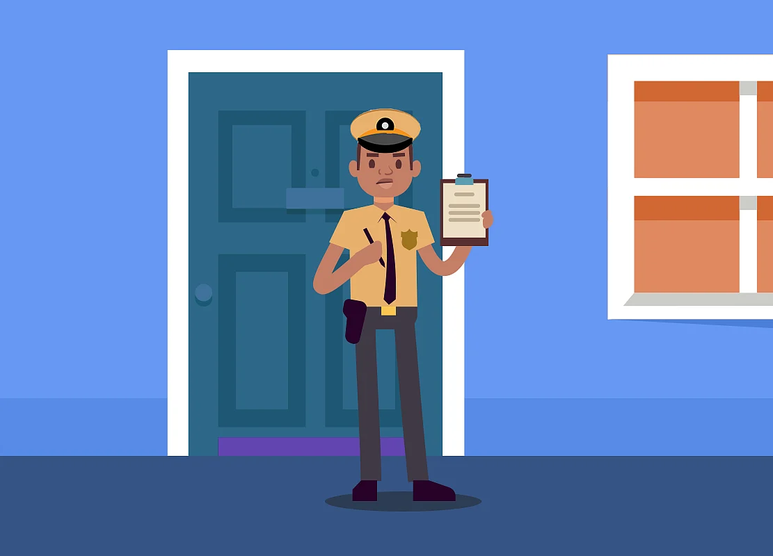 BQLearning: Cops At Your Door. Should You Let Them In?
