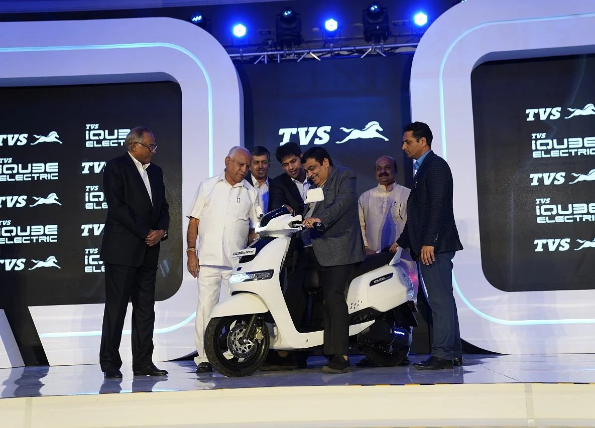TVS Motor Forays Into Electric Two-Wheeler Segment; Launches E-Scooter At Rs 1.15 Lakh