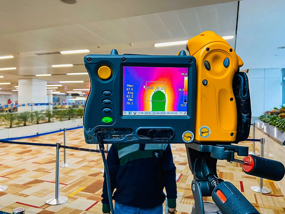 Screening device at Delhi airport. (Source: PTI)